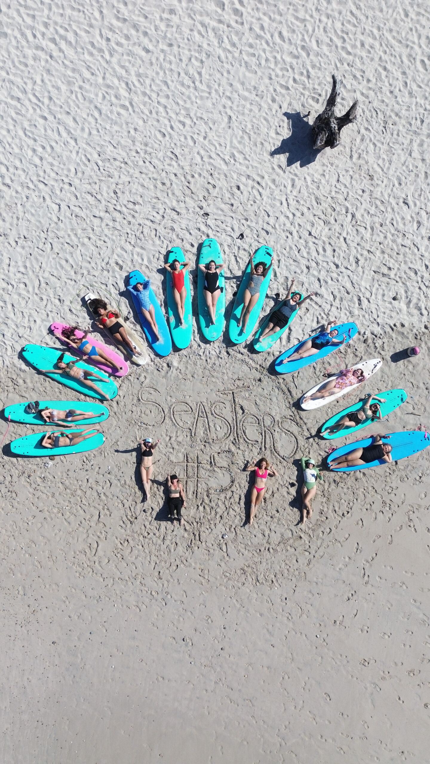 Grupo de seasters en surf camp