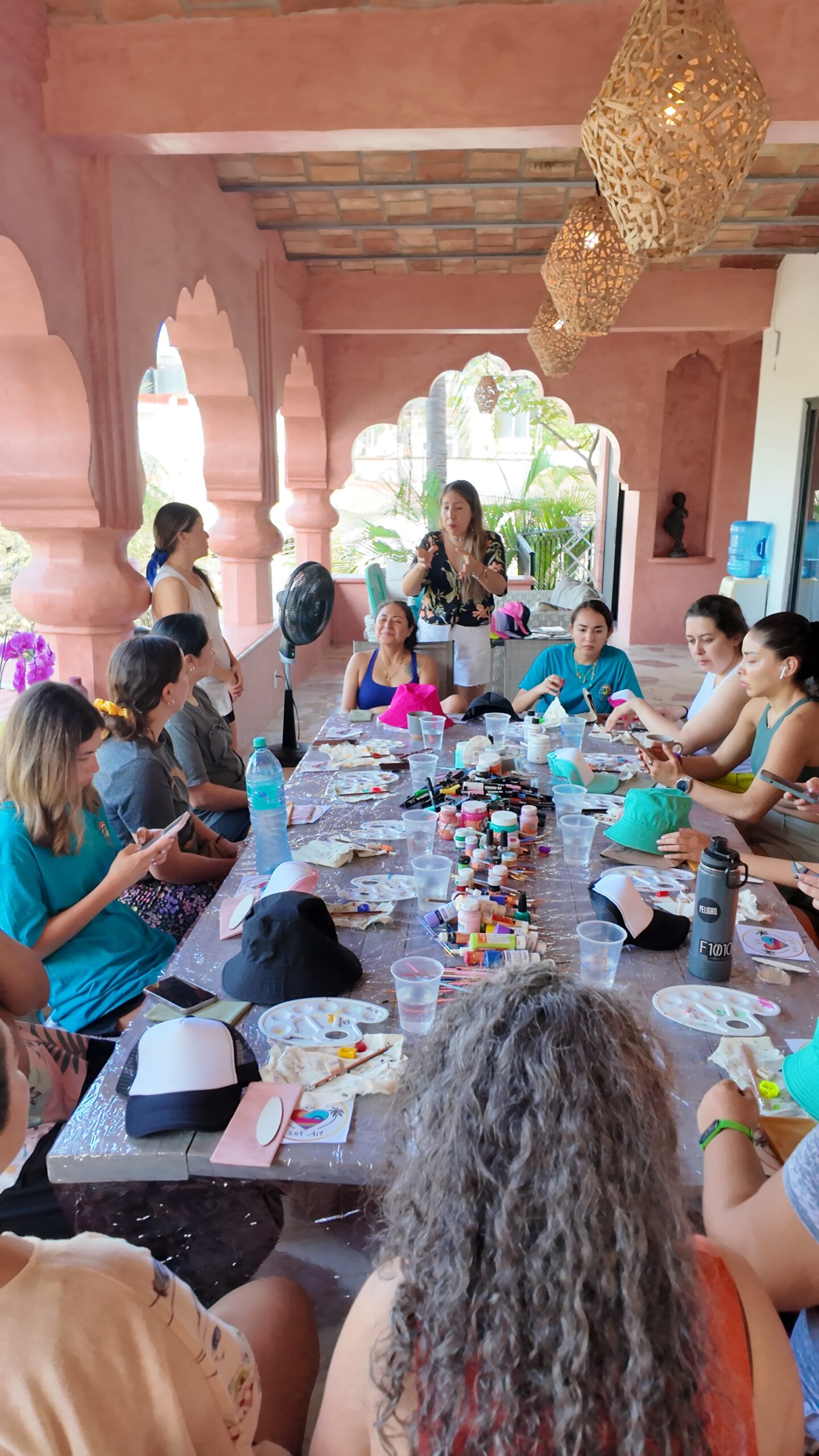 Taller de arte en surf camp